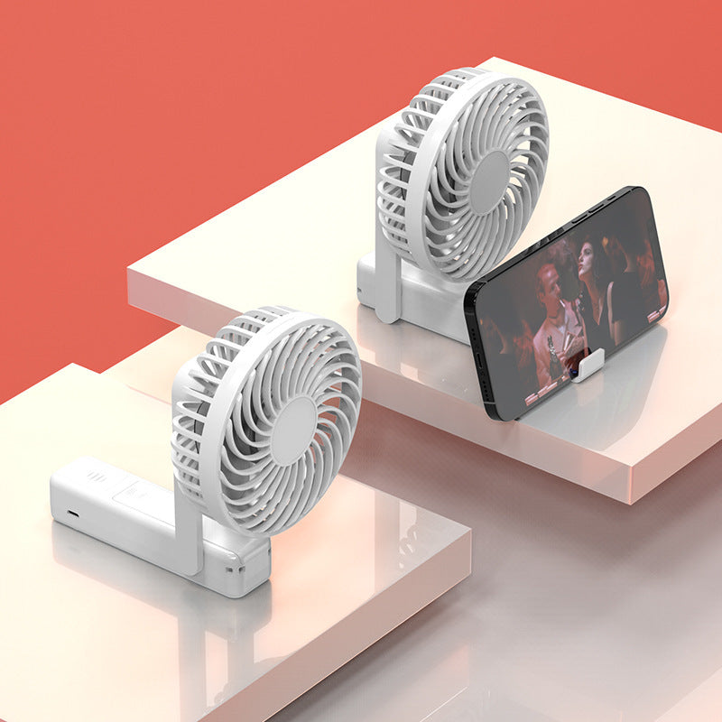 Mini Folding Hanging Neck Fan With USB Charging